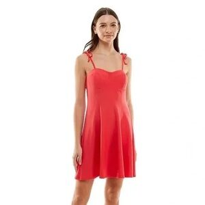 Lily Rose Vibrant Red Midi Dress